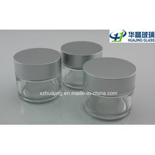 30ml 30g 1oz Clear Empty Cosmetic Cream Glass Jar